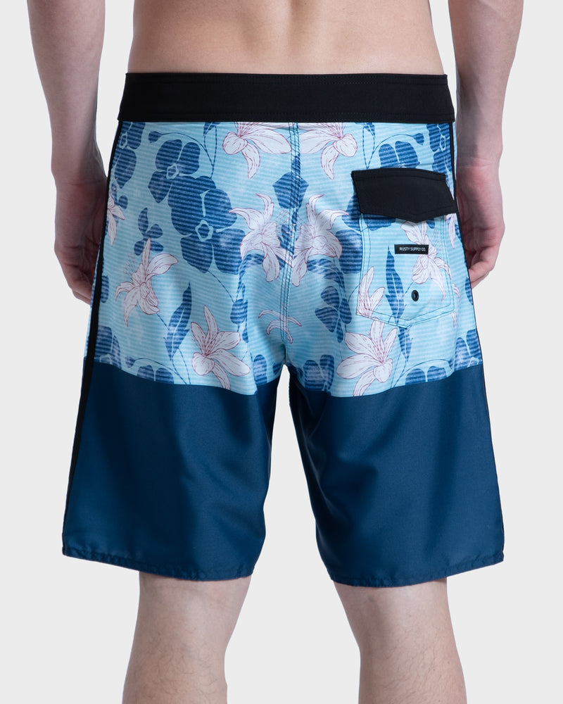 Boardshort Rusty Plant 20" Azul