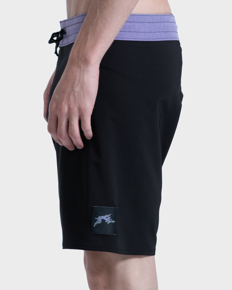 Boardshort Rusty Gothic 18" Preto