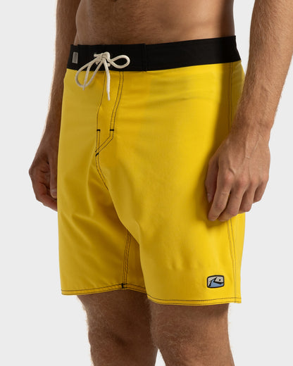 Boardshort Rusty 18'' Color Box Amarelo