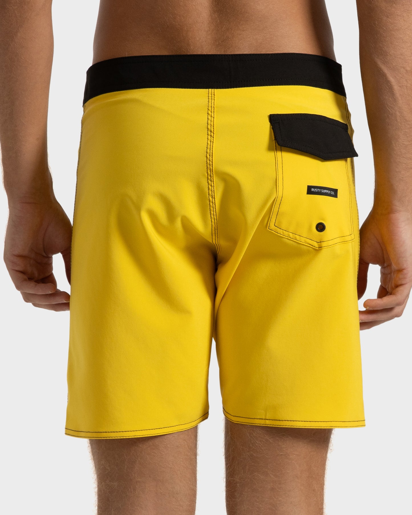 Boardshort Rusty 18'' Color Box Amarelo