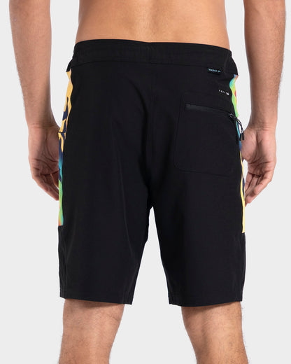 Boardshorts 20 Preto Rusty Solar Wind