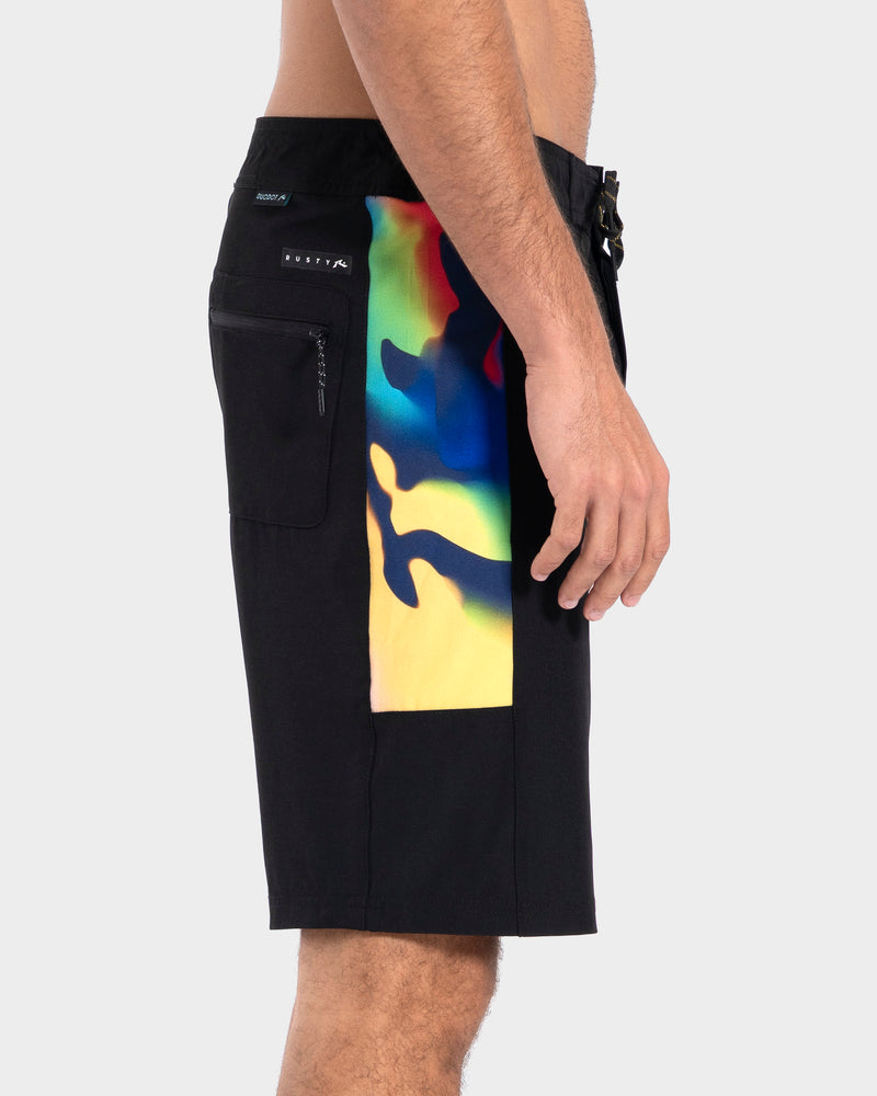 Boardshorts 20 Preto Rusty Solar Wind