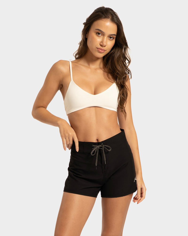 Boardshorts Feminino Rusty Logo Preto