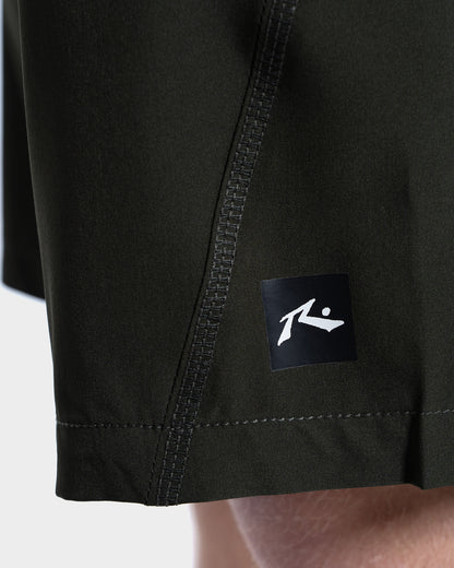 Boardshorts Importado Rusty Oliva 20” 4 Way Stretch com Zíper