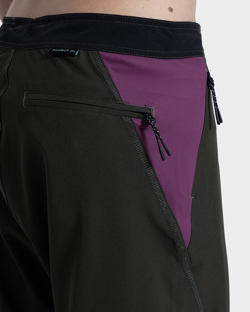 Boardshorts Importado Rusty Oliva 20” 4 Way Stretch com Zíper