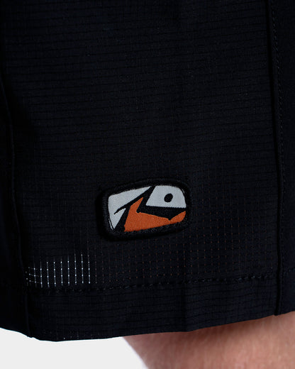 Boardshorts Importado Rusty Noir Preto 20” 4 Way Stretch com Zíper