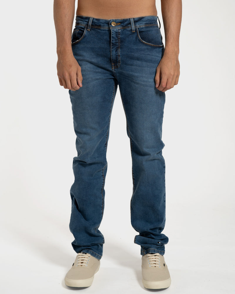 Calça Jeans Rusty Marmorizado Azul
