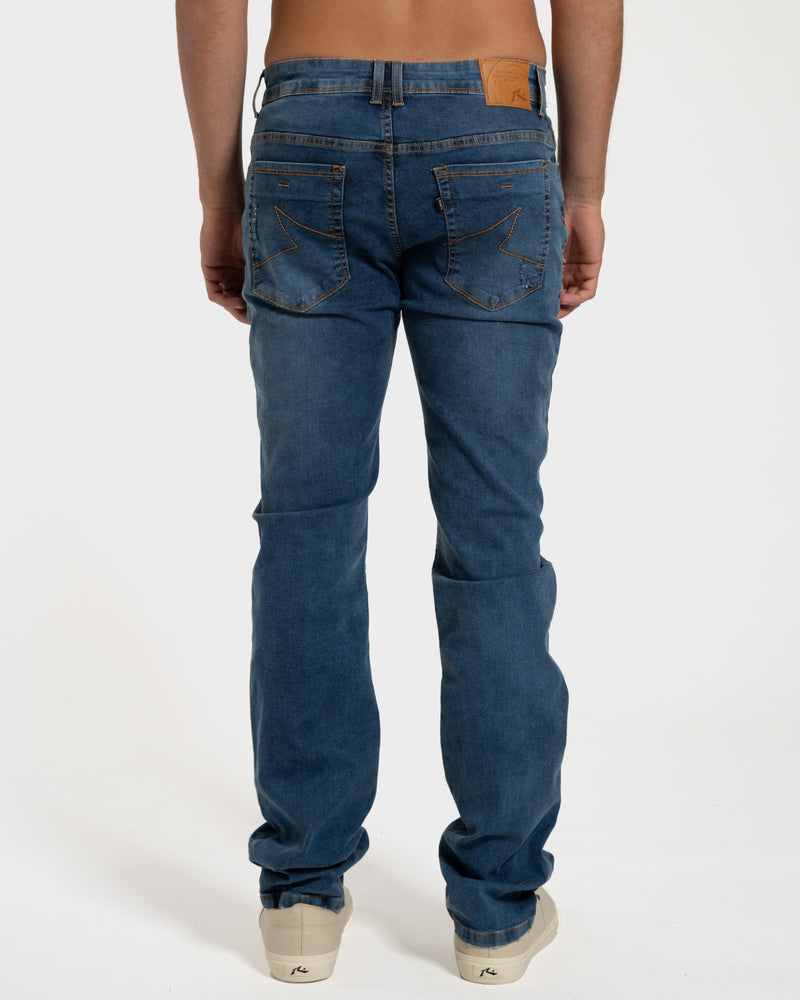 Calça Jeans Rusty Marmorizado Azul