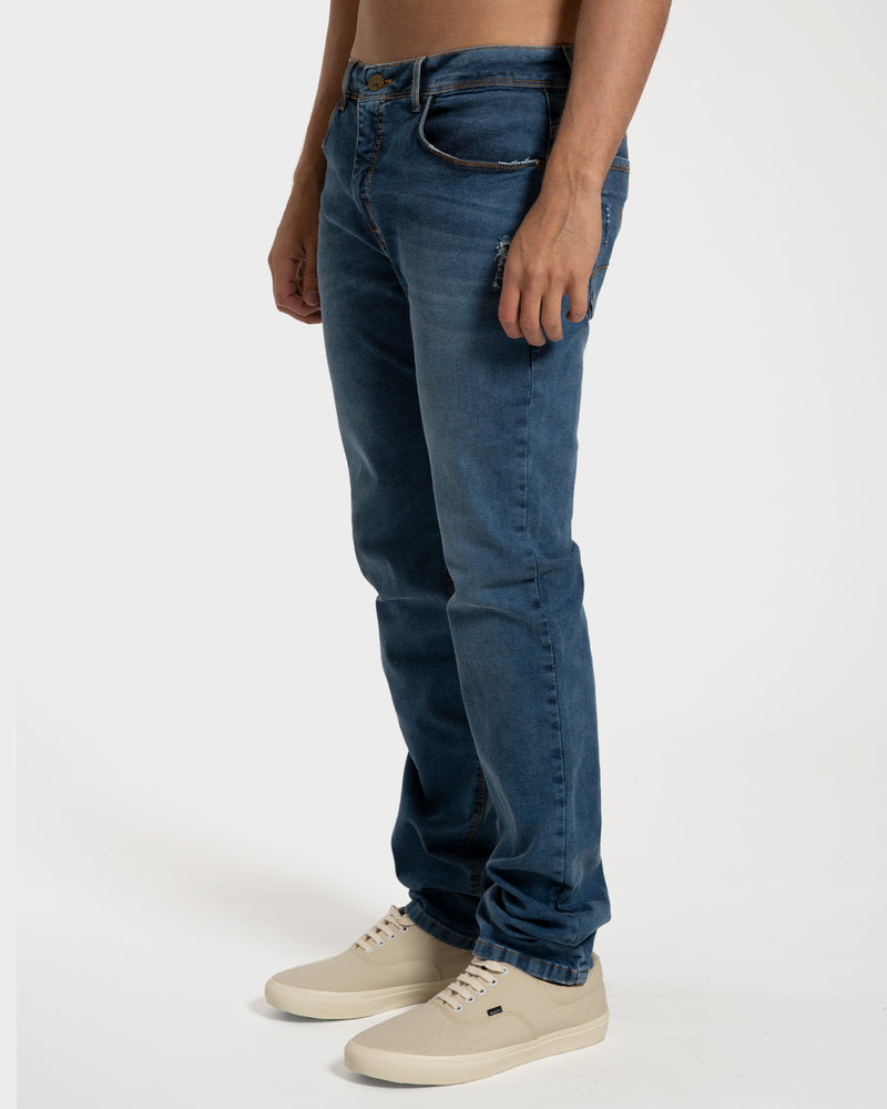 Calça Jeans Rusty Marmorizado Azul