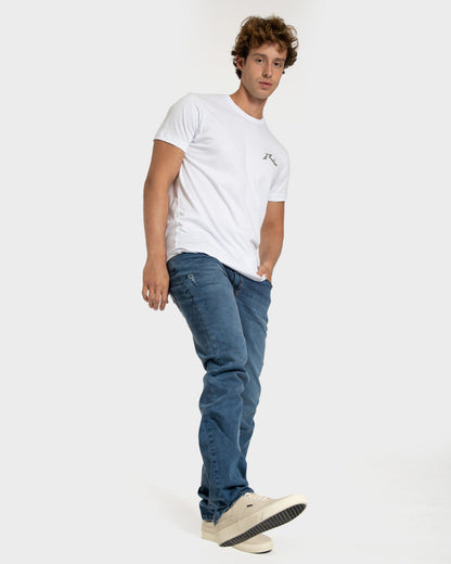 Calça Jeans Rusty Marmorizado Azul