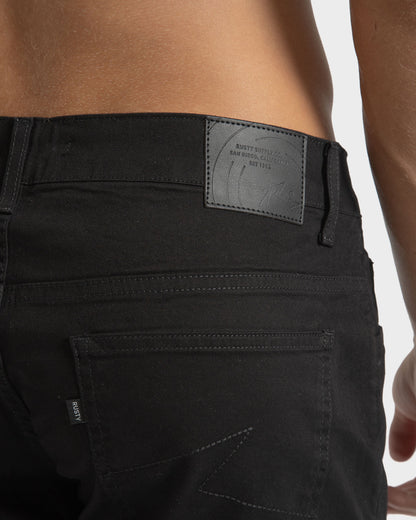Calça Rusty Especial Whiped Preto