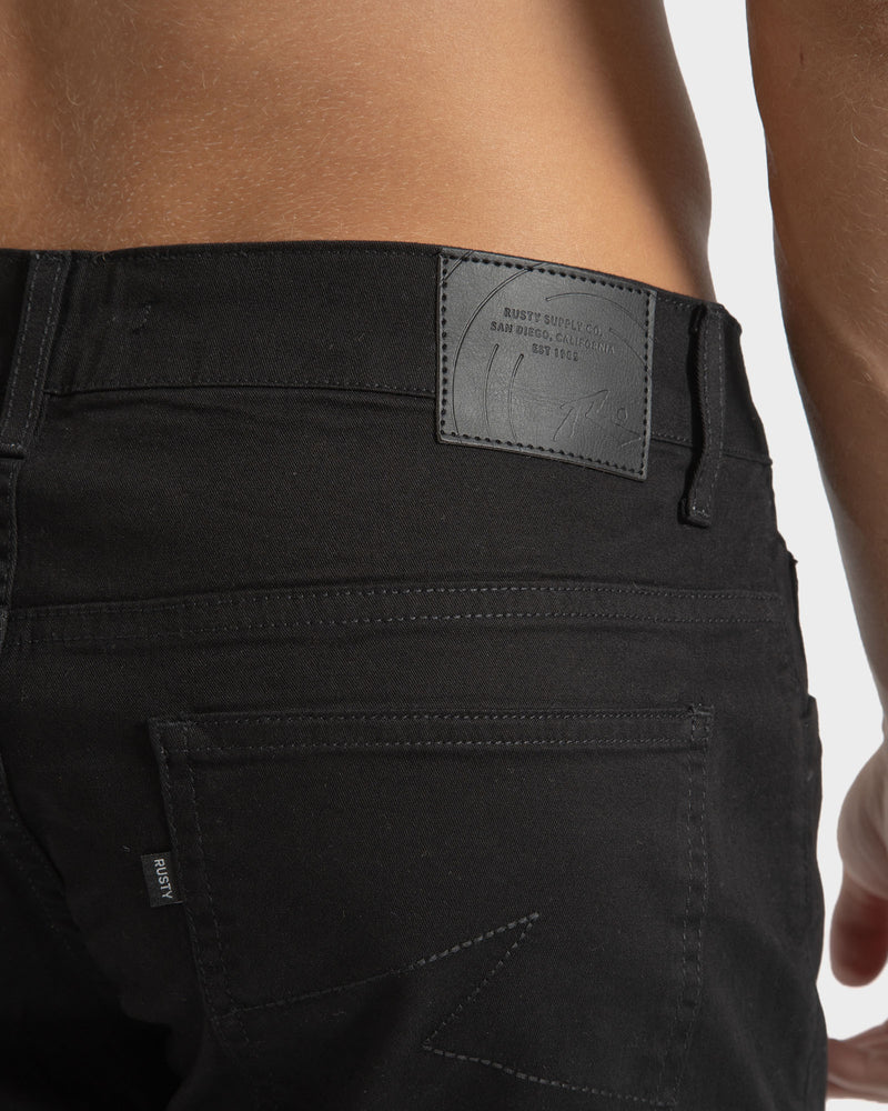 Calça Rusty Especial Whiped Preto