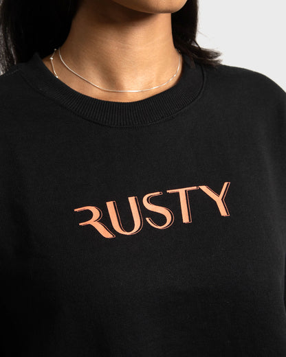 Conjunto Rusty Sweatshirt Preto