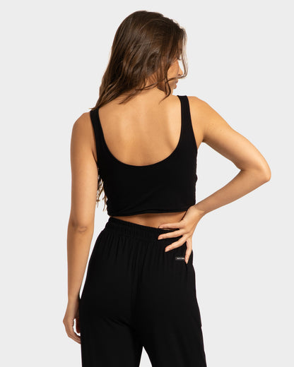 Top Cropped Preto Rusty Small