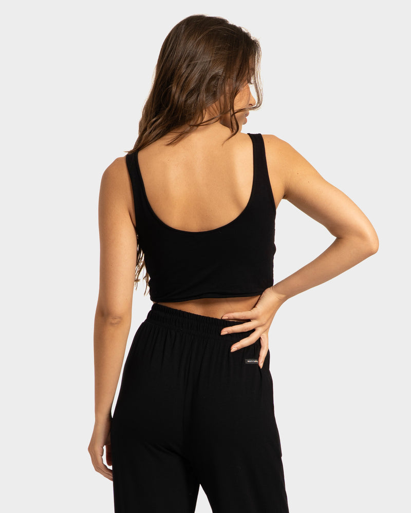 Top Cropped Preto Rusty Small