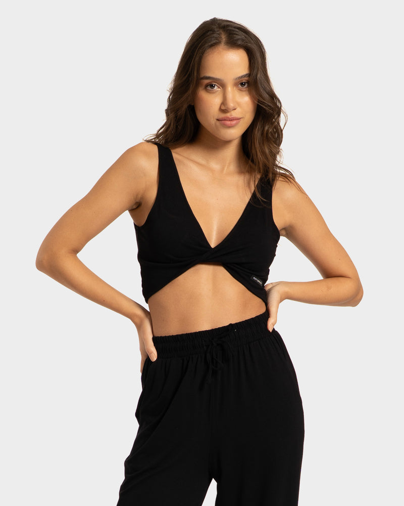 Top Cropped Preto Rusty Small