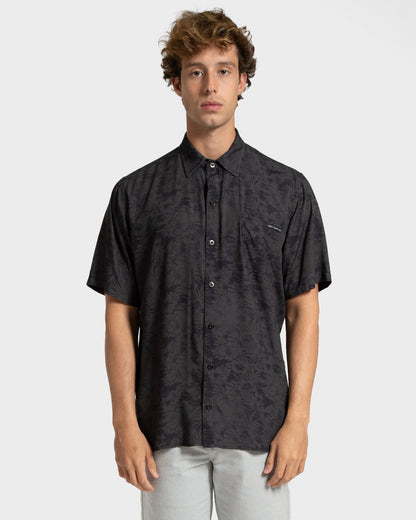 Camisa Artic Rusty Preta Floral