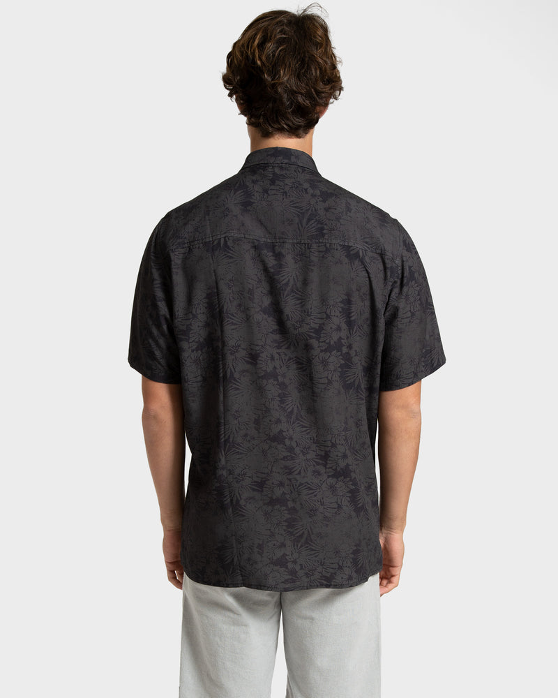 Camisa Artic Rusty Preta Floral