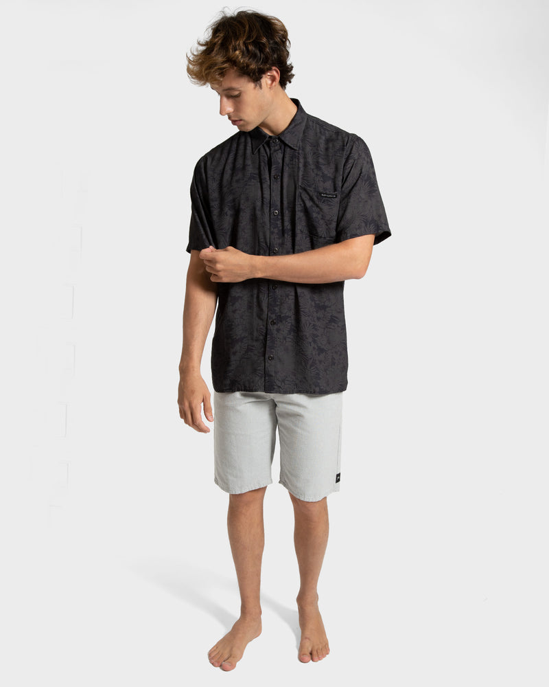 Camisa Artic Rusty Preta Floral