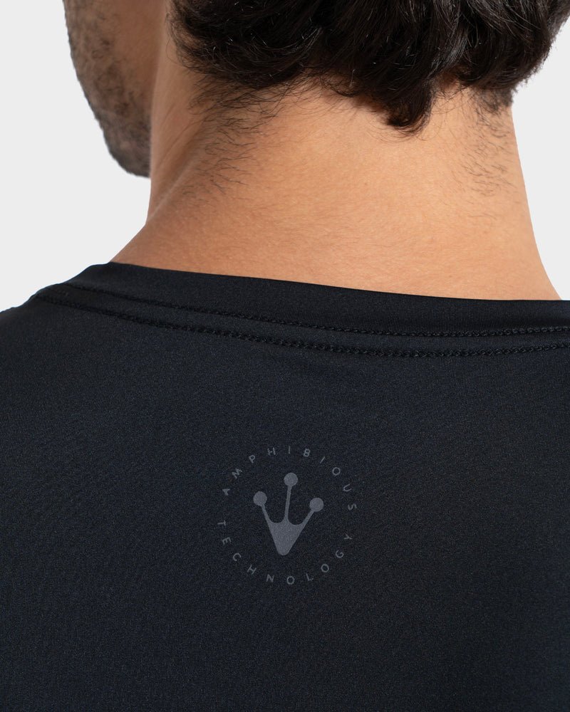 Camiseta Surf Preta Rusty Short Ride