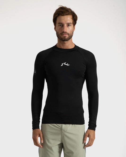 Lycra Rusty Long Surf Preto