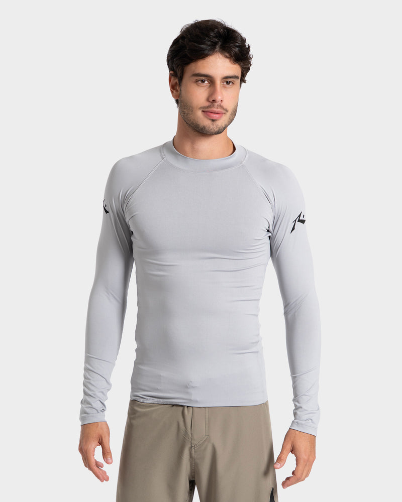 Camiseta Surf Cinza Claro Rusty Long Surf