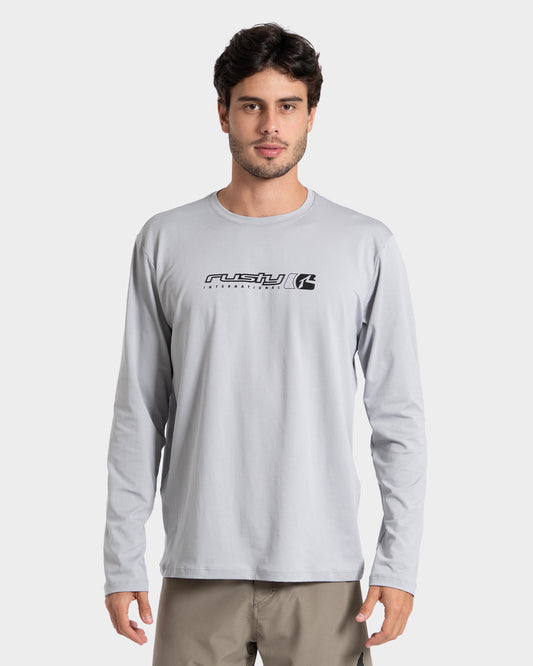 Camiseta Surf Cinza Claro Rusty Spice Ride