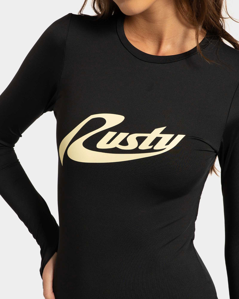 Maiô Surf Preto Rusty Basic Forever