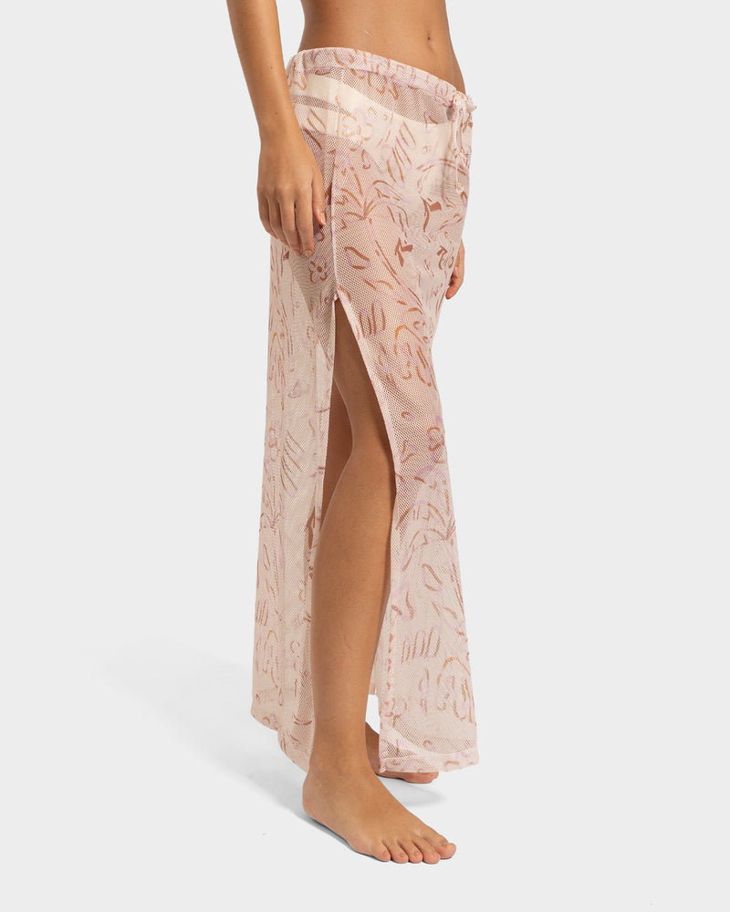 Saia Longa Estampada Rusty Sun Kissed