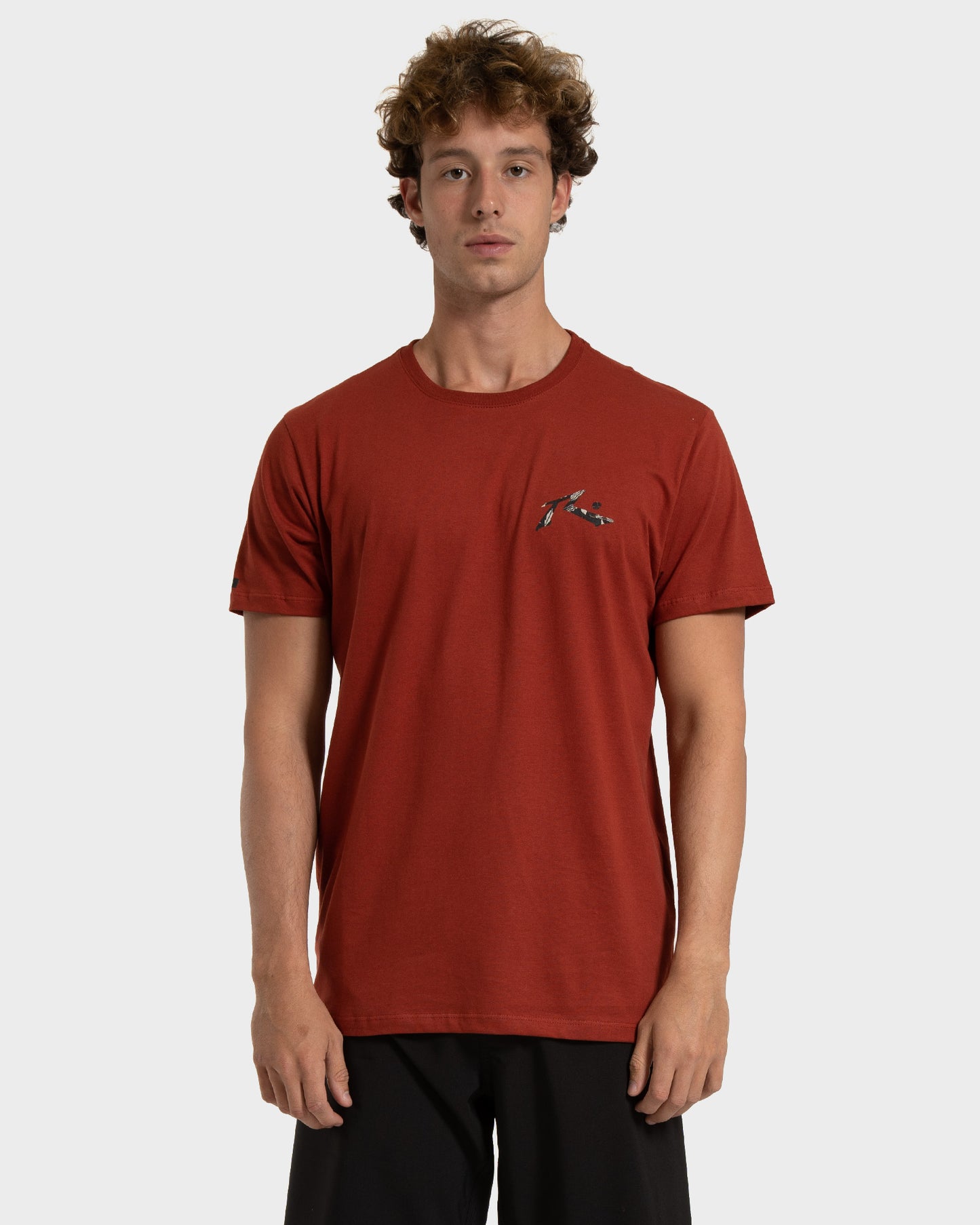 Camiseta Rusty Hazed Vermelha