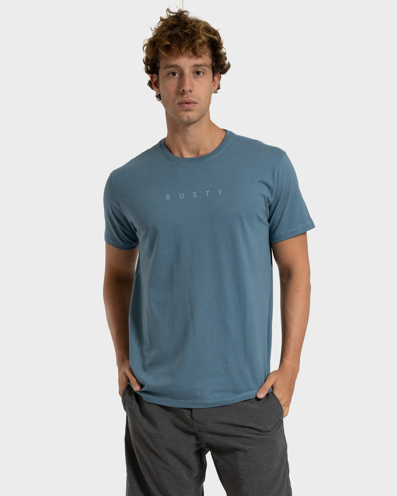 Camiseta Rusty Short Cut Azul