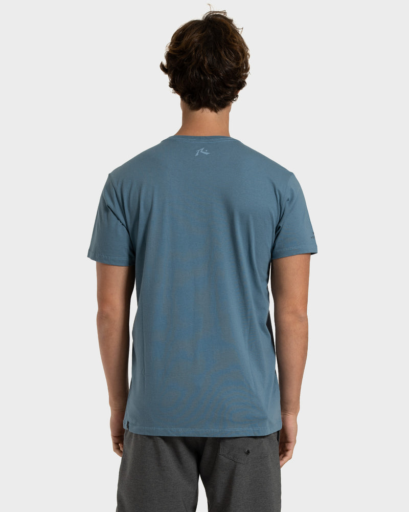Camiseta Rusty Short Cut Azul