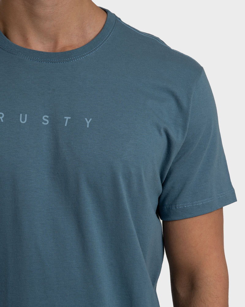 Camiseta Rusty Short Cut Azul