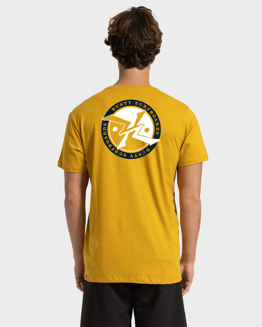 Camiseta Rusty Yin Fang Amarela