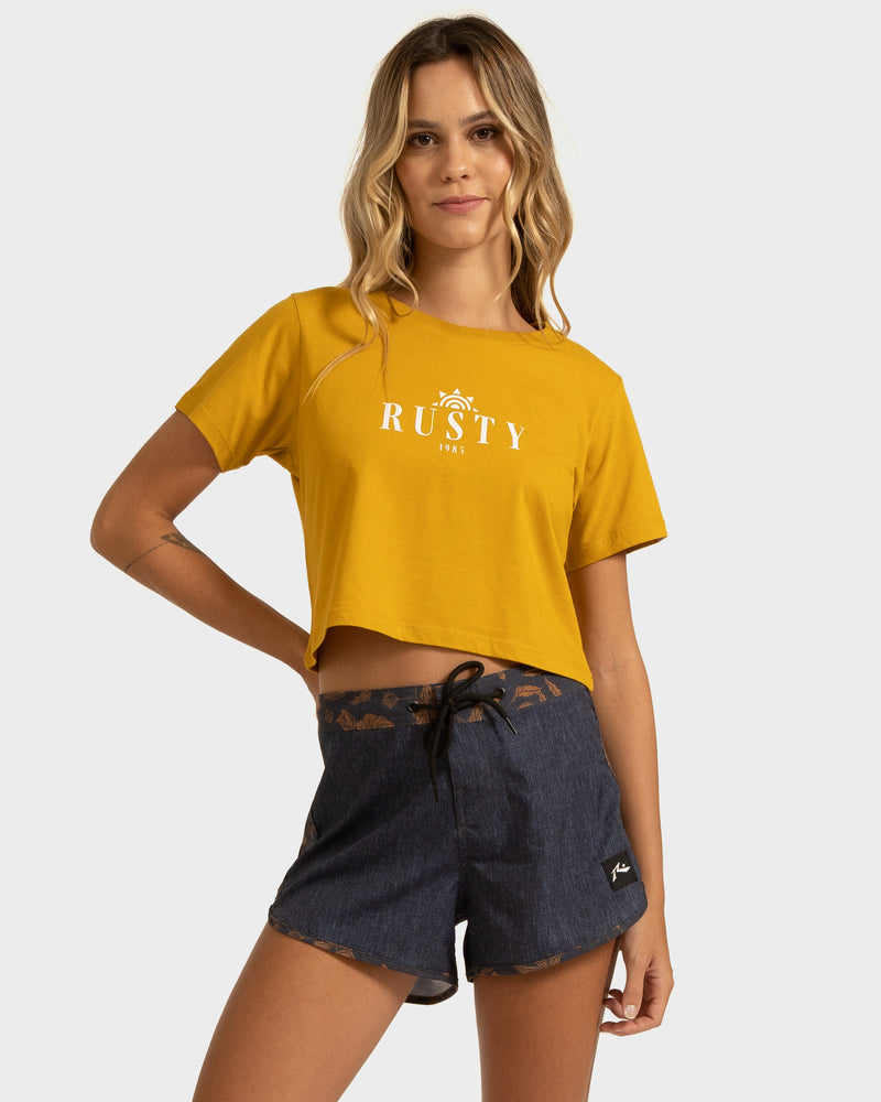 Camiseta Rusty Solar Amarela