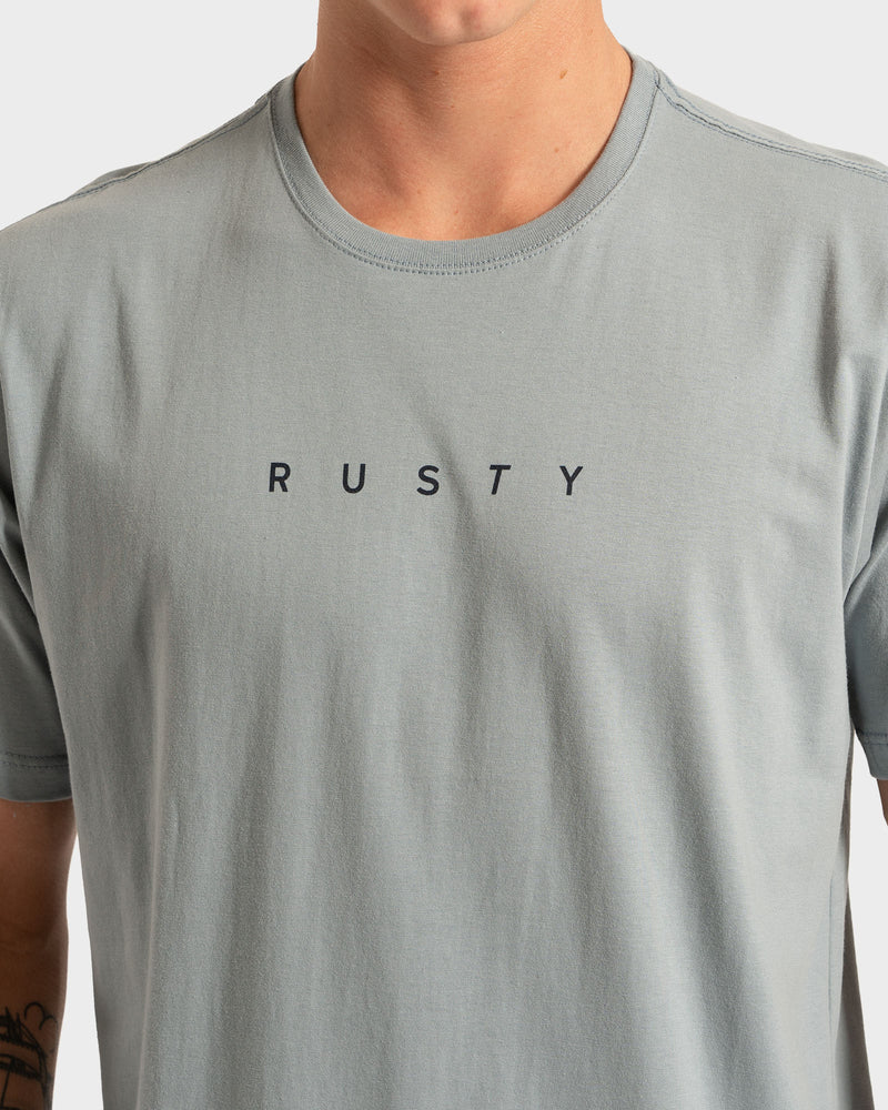 Camiseta Rusty Short Cut Azul