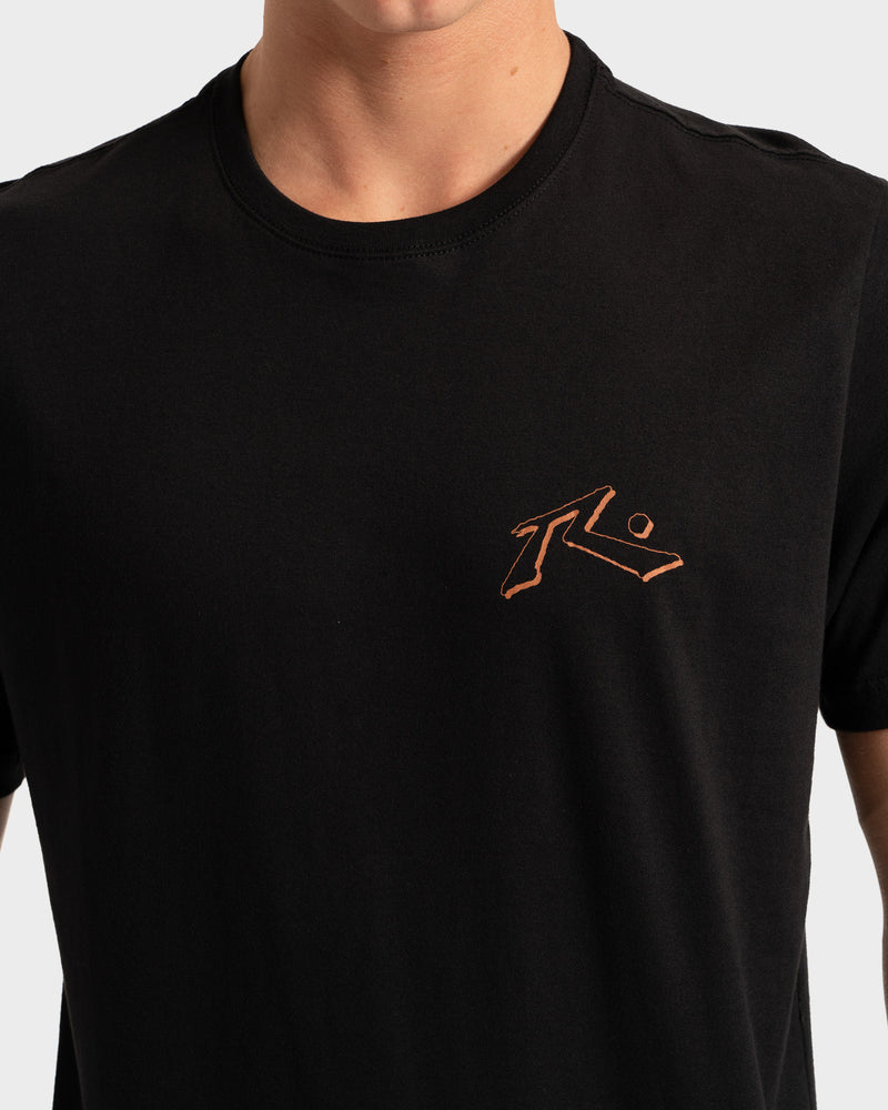 Camiseta Rusty One Hit Preta