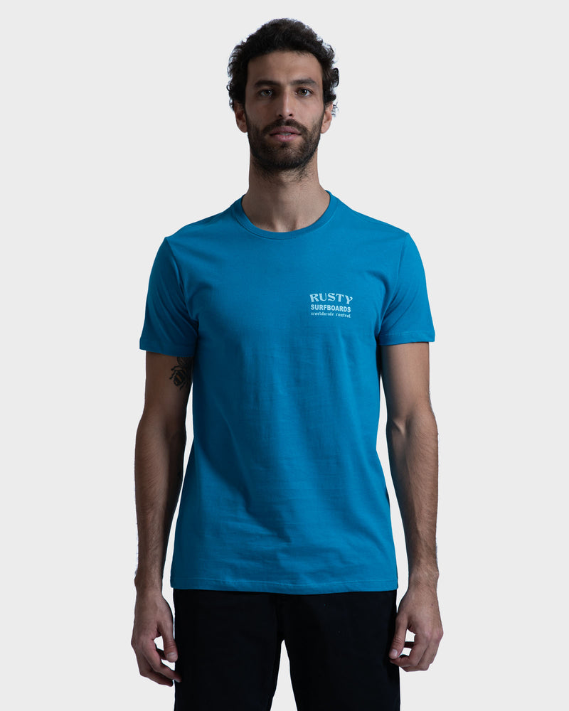 Camiseta Rusty Control Turquesa