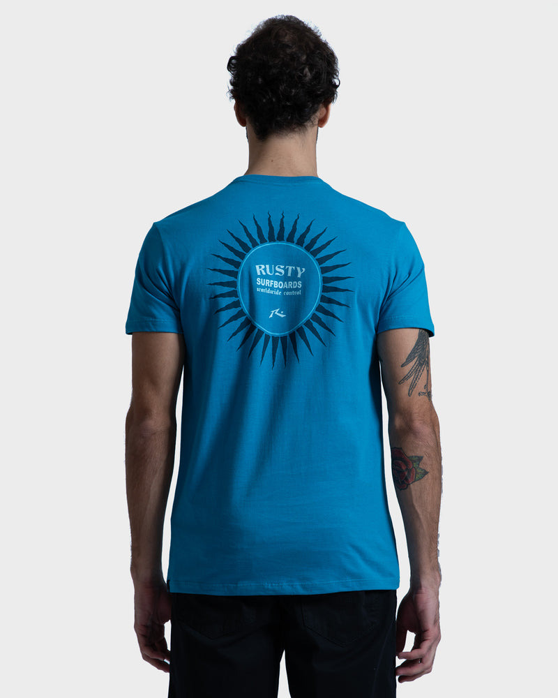 Camiseta Rusty Control Turquesa
