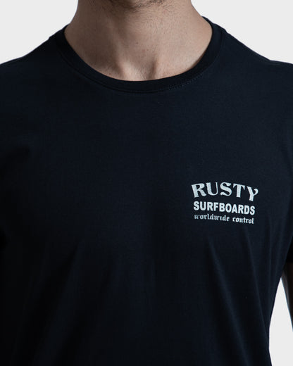 Camiseta Rusty Control Preta