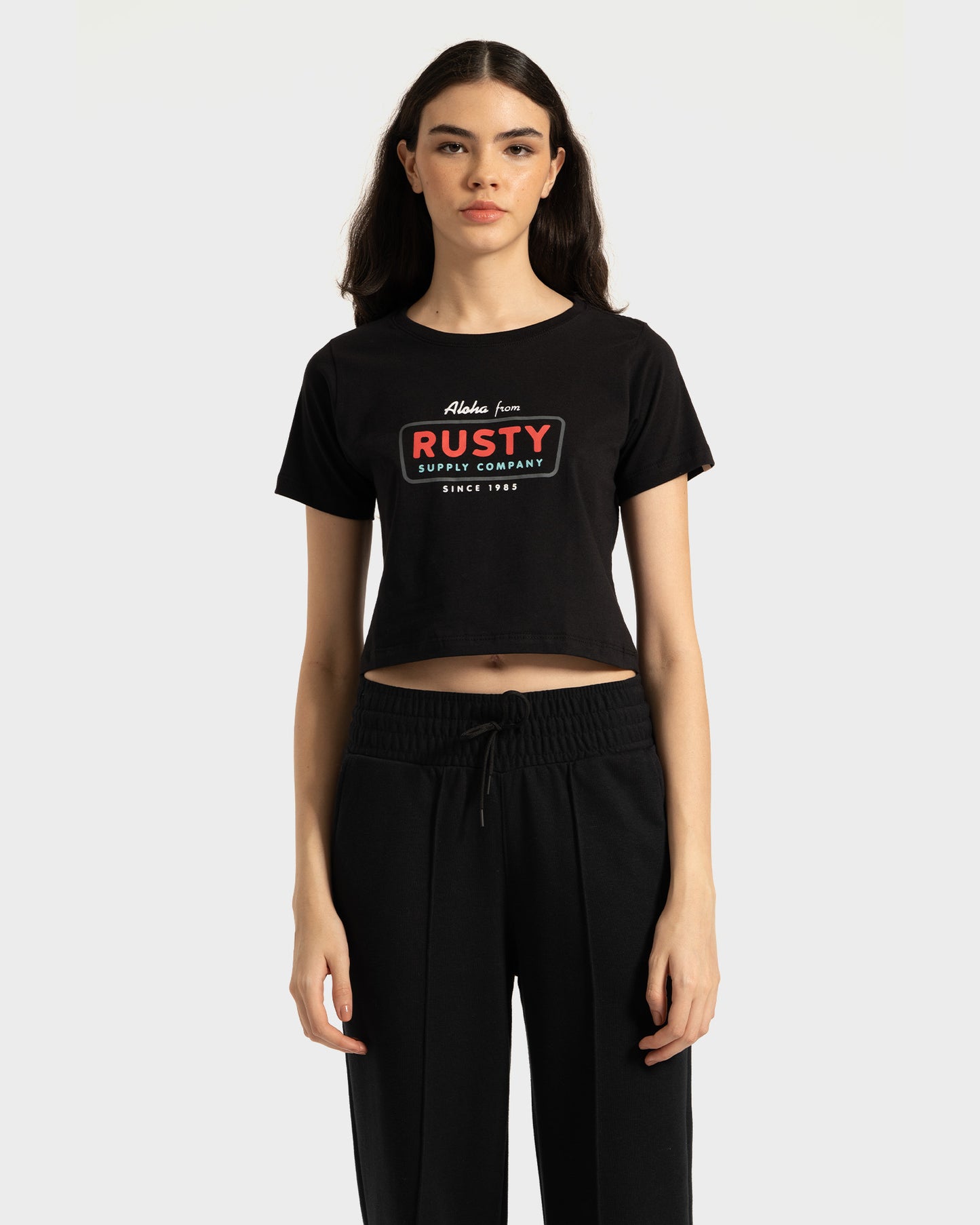 Camiseta Rusty Aloha Preta