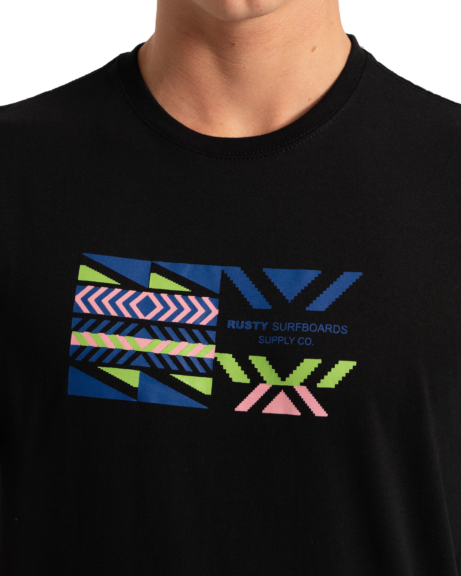 Camiseta Rusty Tearapó Preto – RustyBrasil