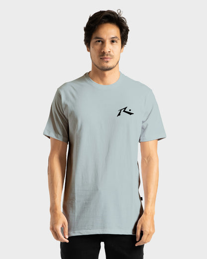 Camiseta Rusty Heckler Azul Cinza