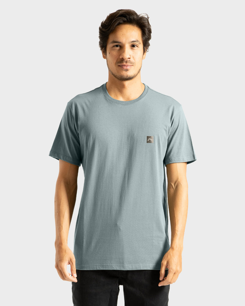 Camiseta Rusty Essential Azul Cinza