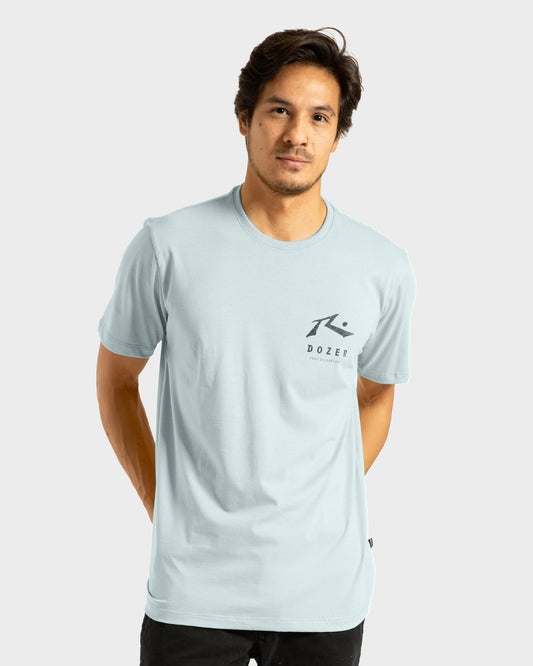 Camiseta Rusty Dozer Azul Cinza