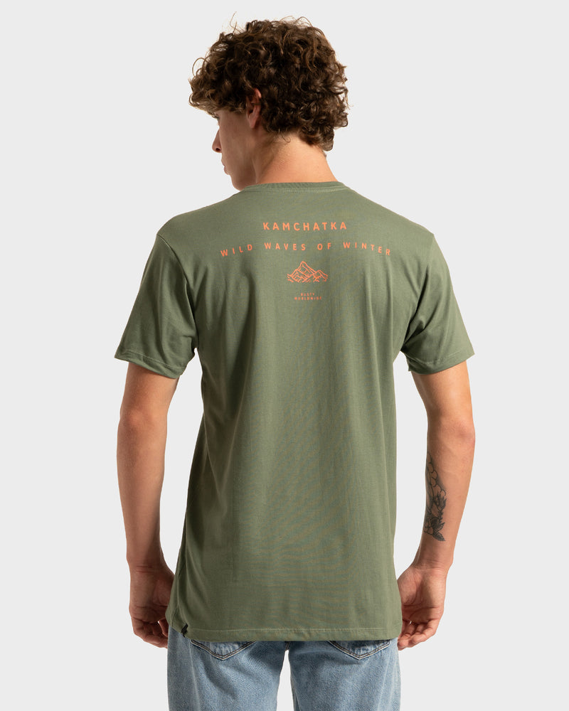 Camiseta Rusty Kamchatka Verde