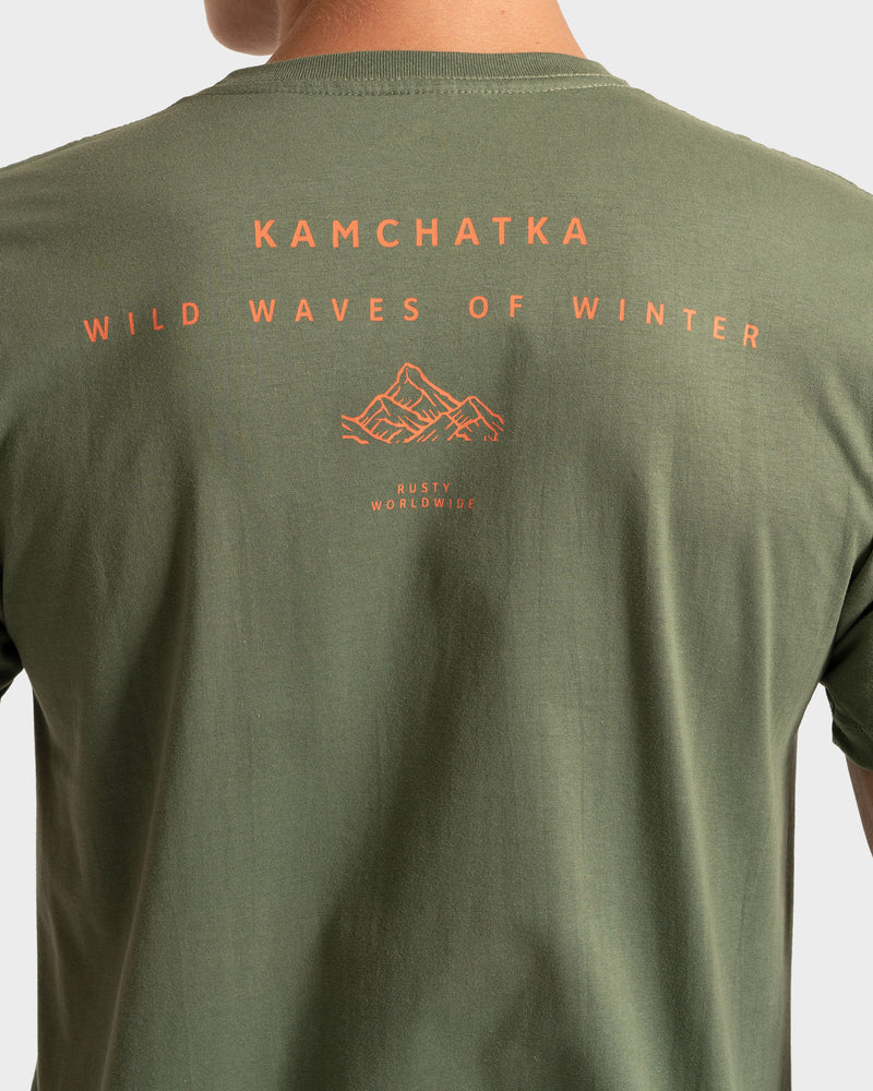 Camiseta Rusty Kamchatka Verde