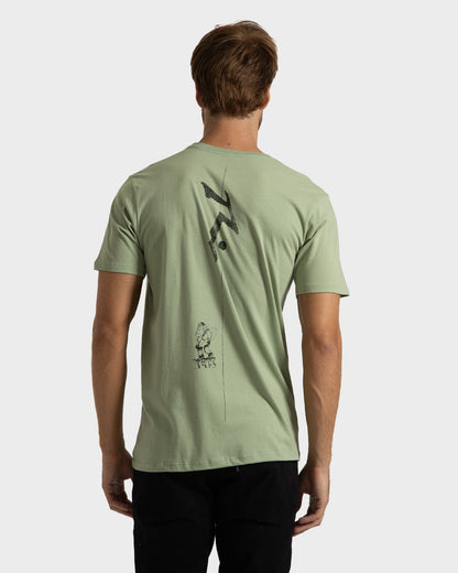 Camiseta Rusty Yeti Verde Menta