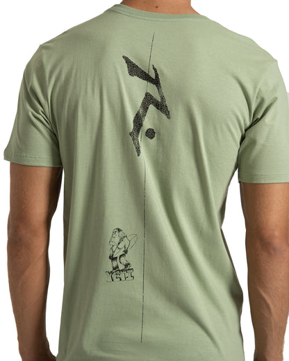 Camiseta Rusty Yeti Verde Menta