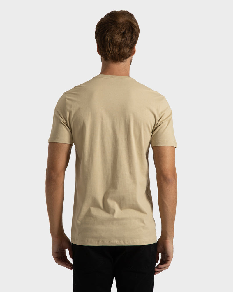 Camiseta Rusty Postmark Areia